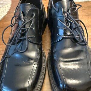 Men’s Alfani Black Leather Dress Shoes (Size 8.5)